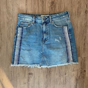 Free People Denim Skirt